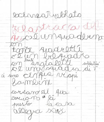 Educazione del gesto grafico